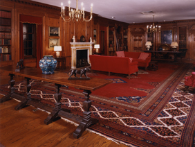 The Elkins Room, the actual library of a former Free Library Trustee who was also a prominent book collector